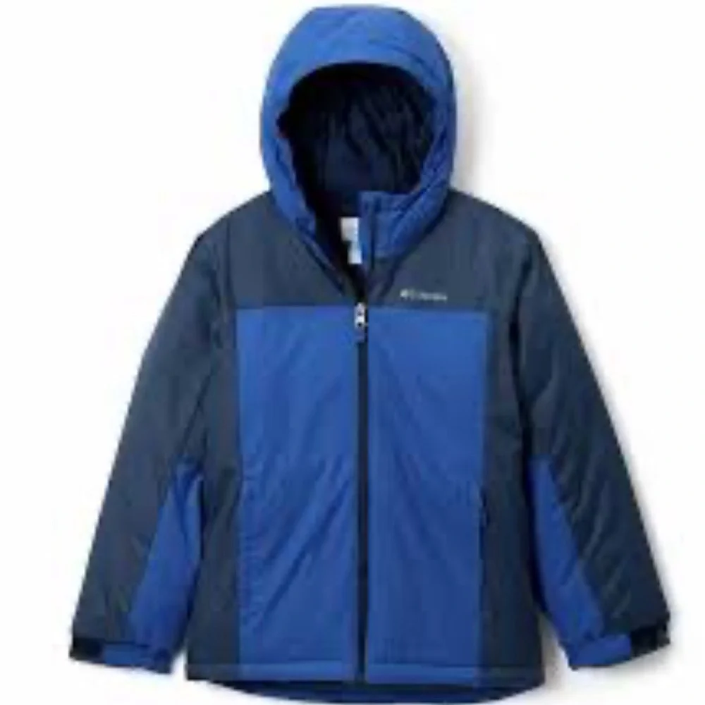 NWT Columbia Doug Firocious Blue Insulated Puffer Jacket size XS 6/7 Winter